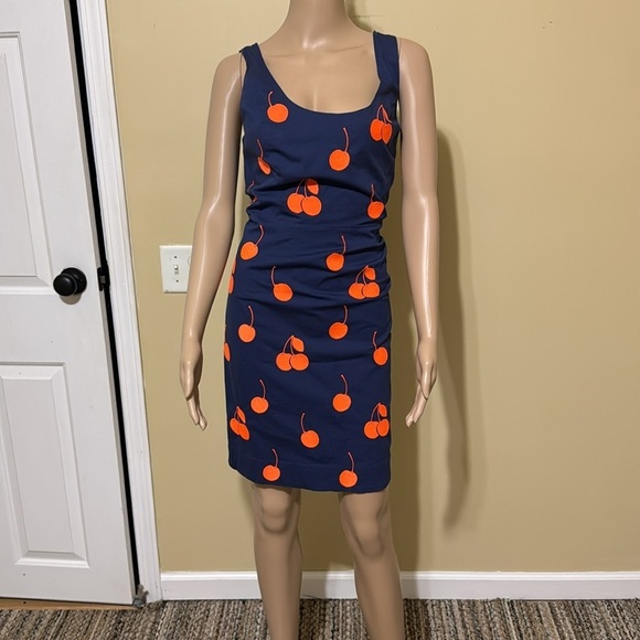 Anthropologie Leifnotes Women’s size 12 Cherry Drop Sheath Dress - Picture 2 of 7